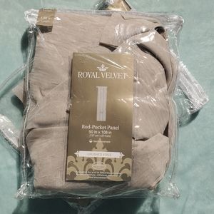 💫 Royal Velvet - Set of 2 Crushed Voile Rod-pocket Panels
